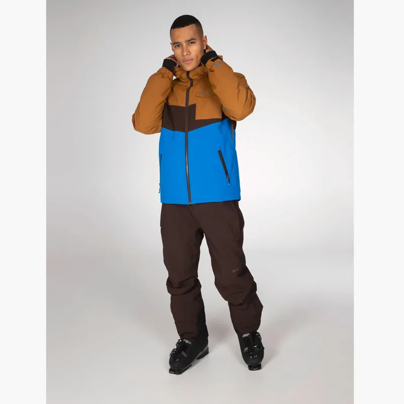 Protest Larry Jacket Brown Marlin Blue-4